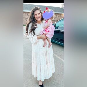 Red Dress Boutique Cream Long Sleeve Dress